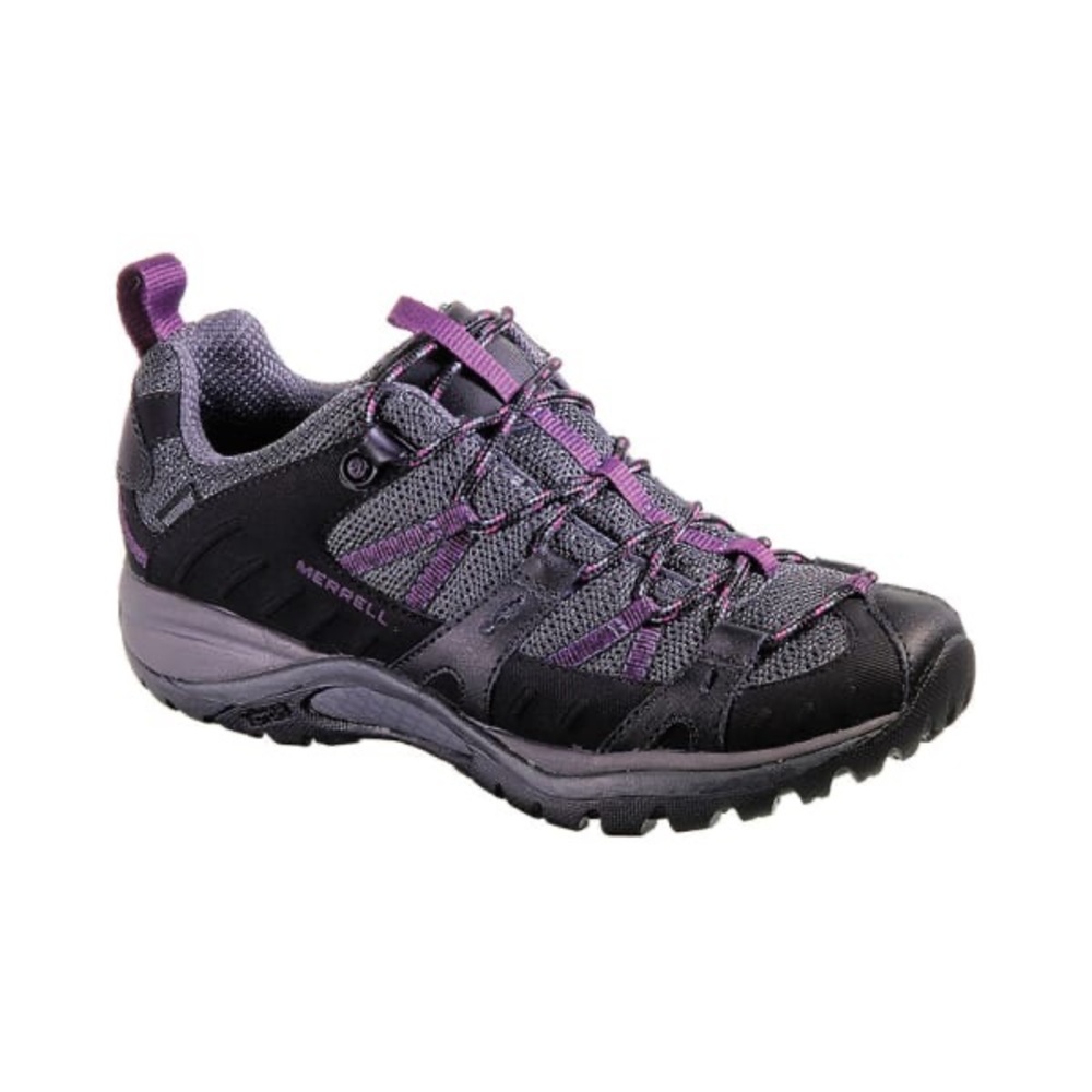 MERRELL Black Purple Women's Siren Sport 2 Hiking Shoes size 9 water resistant